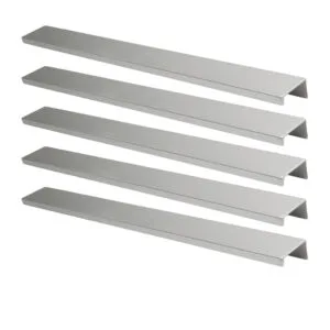 ROCO Cupboard Handle Cover Matt Silver 192mm x 32mm ( 5 Pack ) - Premium Hardware from ROCO - Just R 158! Shop now at Securadeal