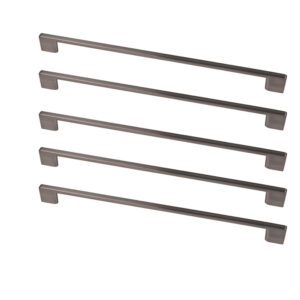 ROCO Neptune Aluminium Cupboard Handle Dark Grey 96mm ( 5 Pack ) - Premium Hardware from ROCO - Just R 117! Shop now at Securadeal
