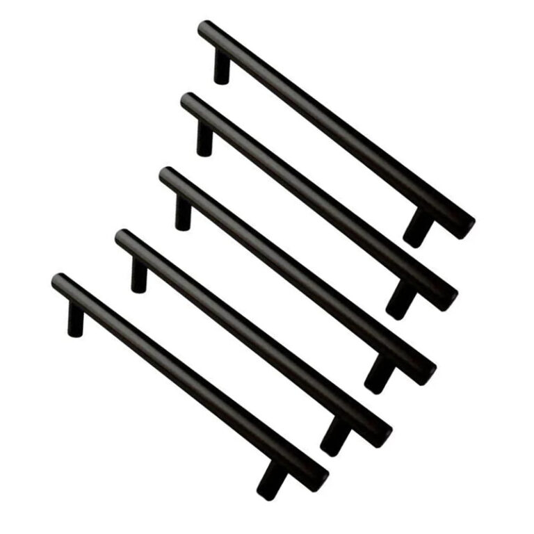 ROCO Cupboard Handle Bar Hollow Black 128mm x 12mm ( 5 Pack ) - Premium Hardware from ROCO - Just R 59! Shop now at Securadeal