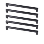 Untitled-1_c56b788b-6c59-4684-a75e-b10fa2a3ffd3 | Securadeal Roco Cupboard Handle Bar Hollow Square Matt Black 128mm 5 Pack Premium Hardware from Roco Just R 290 Shop Now at Securadeal