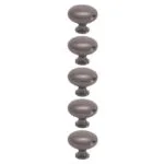 Untitled-1_dad71dc1-be92-473b-802c-555a6b40e3a0 | Securadeal Roco Small Base Drawer Knob Black Nickel 32mm 5 Pack Premium Drawer Knobs from Roco