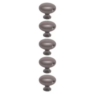 ROCO Small Base Drawer Knob Black Nickel 32mm ( 5 Pack ) - Premium Hardware from ROCO - Just R 123! Shop now at Securadeal