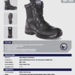 Patriot Trooper Black 8 inch Safety Boots Steel Midsole   Premium Safety Ppe from Patriot