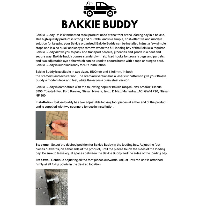 Untitled-1_dba7d786-2e71-45f9-b43a-840073a063a3 - Securadeal BAKKIE BUDDY Premium Loading Bay Separator & Organizer Black Powder Coated 1500mm - Premium Vehicle Storage from BAKKIE BUDDY - Just R 2695! Shop now at Securadeal