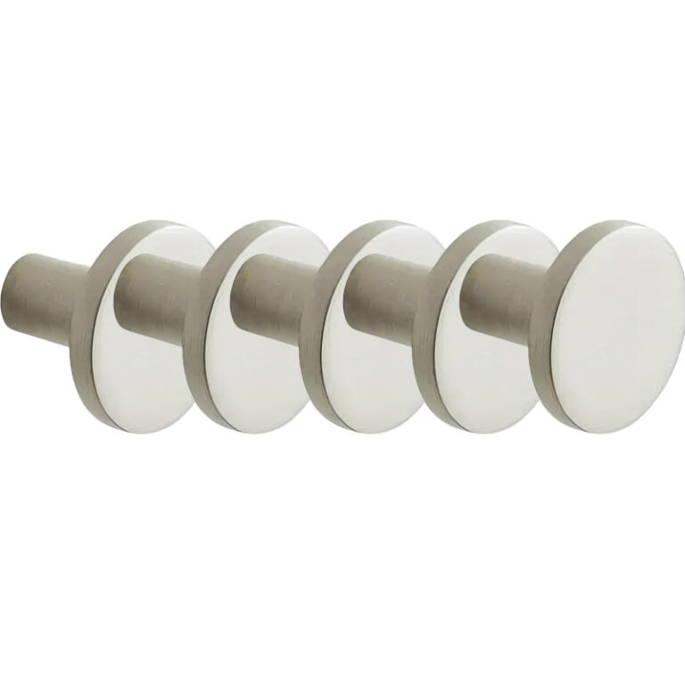 ROCO Flat Button Drawer Knob Satin Chrome 30mm ( 5 Pack ) - Premium Hardware from ROCO - Just R 185! Shop now at Securadeal
