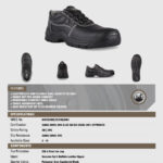 Dot Radon Oilacid Safety Shoe Heat Resistant Leather Black   Premium Safety Boots from Dot Footwear   Just R 340 Shop Now at Securadeal