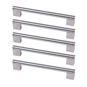 ROCO Cupboard Handle Aries Satin Chrome 160mm ( 5 Pack ) - Premium Hardware from ROCO - Just R 214! Shop now at Securadeal