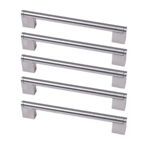 ROCO Cupboard Handle Aries Satin Chrome 160mm ( 5 Pack ) - Premium Hardware from ROCO - Just R 214! Shop now at Securadeal