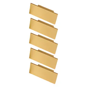 ROCO Tile Drawer Knob Brushed Brass 32mm ( 5 Pack ) - Premium Hardware from ROCO - Just R 280! Shop now at Securadeal
