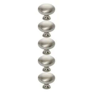 ROCO Small Base Drawer Knob Satin Chrome 32mm ( 5 Pack ) - Premium Hardware from ROCO - Just R 123! Shop now at Securadeal