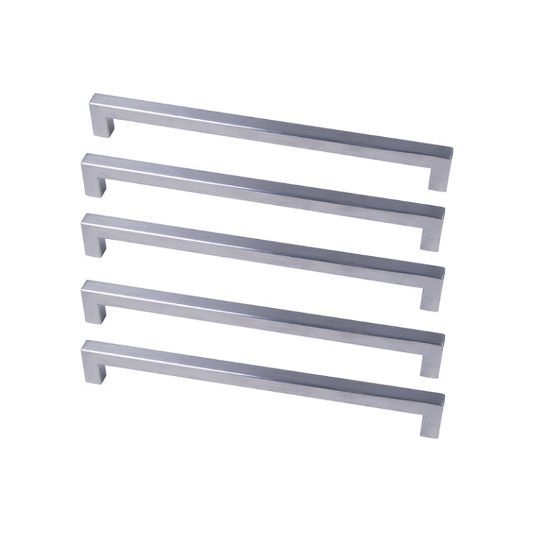 ROCO Cupboard Handle Bar Hollow Square Stainless Steel 128mm x 12mm ( 5 Pack ) - Premium Hardware from ROCO - Just R 290! Shop now at Securadeal