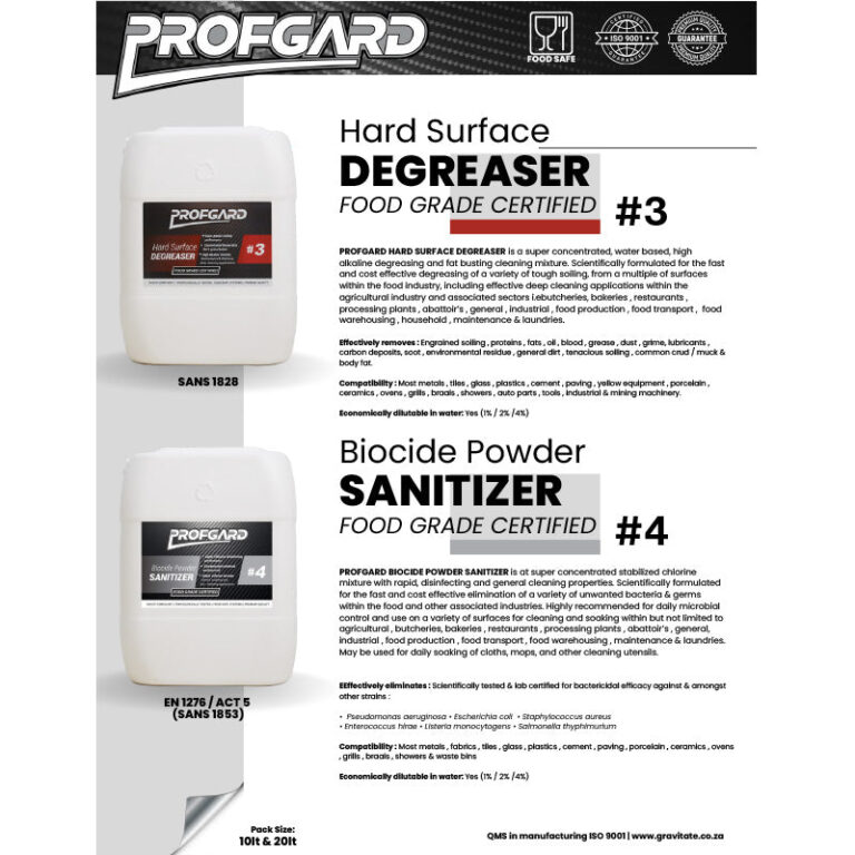 PROFGARD #3 Hard Surface Degreaser Food Grade 10 Litre - Premium Cleaning Products from PROFGARD - Just R 409! Shop now at Securadeal