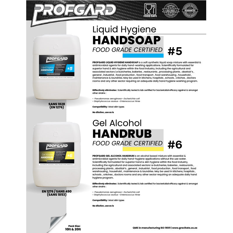 Untitled-3_d674cd05-a02a-4810-aeb3-e9340b23875e | Securadeal PROFGARD #5 Liquid Hygiene Food Grade Handsoap 10 Litre - Premium Cleaning Products from PROFGARD - Just R 366! Shop now at Securadeal