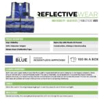 Pioneer Safety Vests Reflective Zip Id Pocket Rblue   Premium Clothing from Pioneer Safety   Just R 81 Shop Now at Securadeal