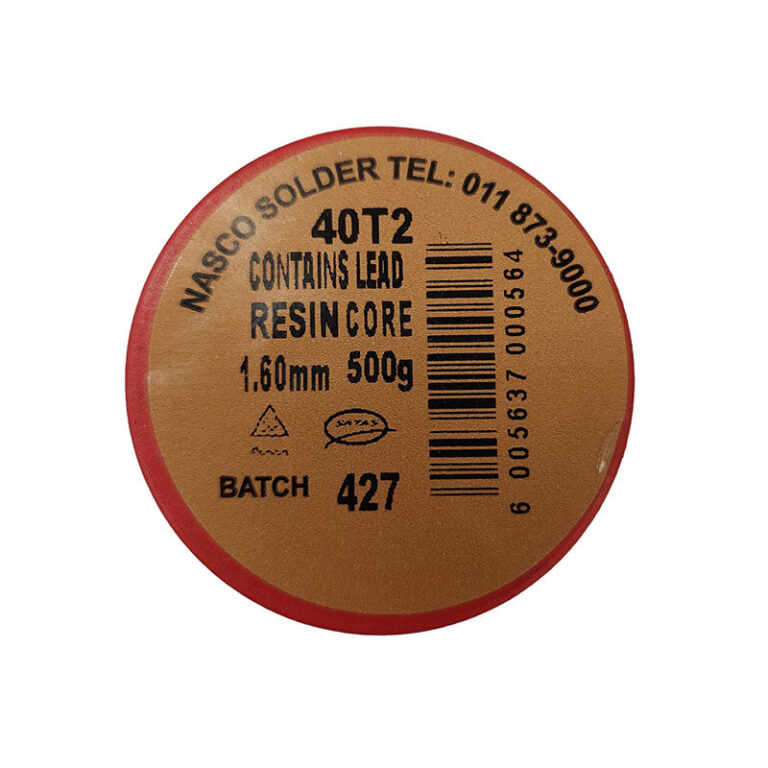 NASCO Solder Resin Core Reel 40t 1.6mm 500g - Premium soldering from Nasco - Just R 455! Shop now at Securadeal