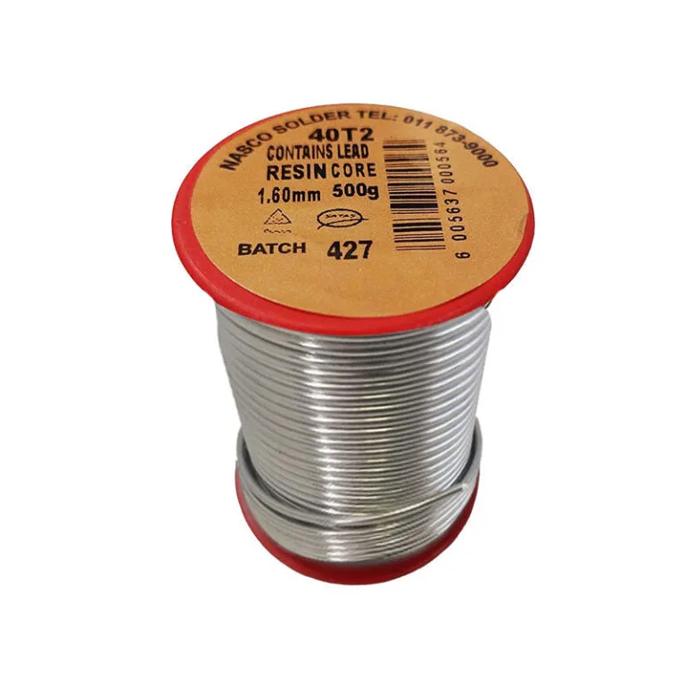 NASCO Solder Resin Core Reel 40t 1.6mm 500g - Premium soldering from Nasco - Just R 455! Shop now at Securadeal