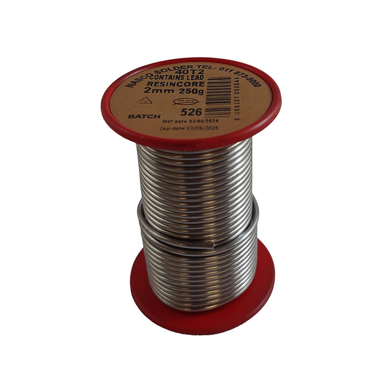 W10003-3 | Securadeal NASCO Solder Resin Core Reel 40t 2.0mm 250g - Premium soldering from Nasco - Just R 229! Shop now at Securadeal
