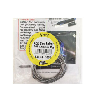 W10015-1 | Securadeal Afrisol Solder Acid Core Card 15g Premium Soldering from Afrisol Just R 16 Shop Now at Securadeal