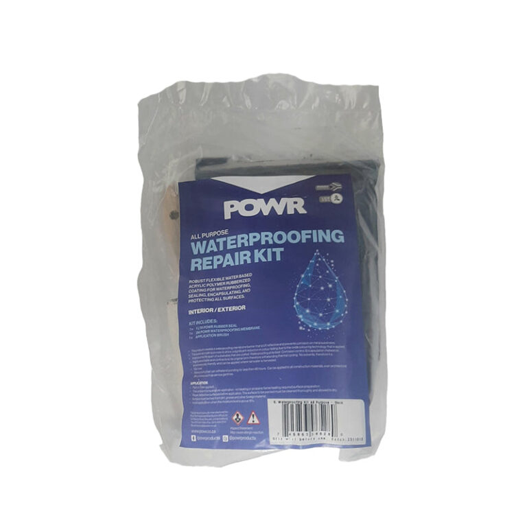 POWR RUBBER SEAL Waterproofing Kit All Purpose Black 1 Litre - Premium Hardware Glue & Adhesives from POWR - Just R 109! Shop now at Securadeal