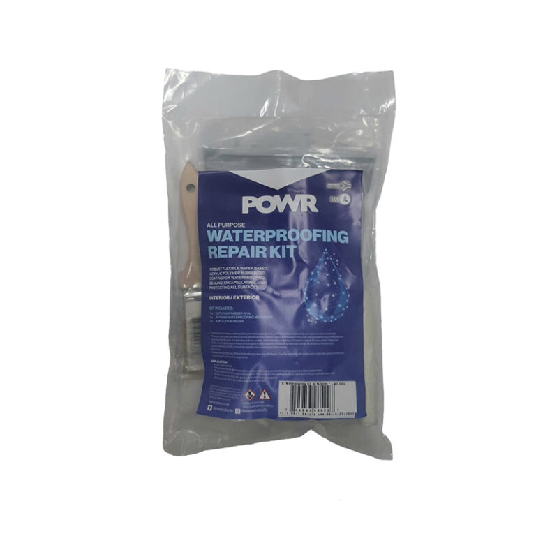 POWR RUBBER SEAL Waterproofing Kit All Purpose Light Grey 1 Litre - Premium Hardware Glue & Adhesives from POWR - Just R 109! Shop now at Securadeal