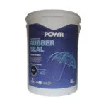 Powr Rubber Seal Waterproofing Coating Black 5 Litre   Premium Adhesives Sealants  Tapes from Powr