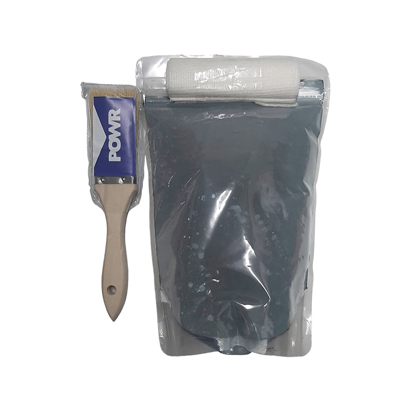 POWR RUBBER SEAL Waterproofing Kit All Purpose Charcoal 1 Litre - Premium Hardware from POWR - Just R 109! Shop now at Securadeal
