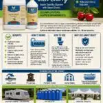 WhatsApp Image 2026-07-14 at 135256 | Securadeal Infographic Ad for Supagreen Nano Treat Bio digest Er with Cherry Septic Tank Additive Bottles Pictured with Cherries on the Right Side