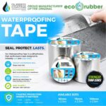 WhatsApp Image 2026-07-28 at 100842 1 | Securadeal Advertisement for Rubber Coating Waterproofing Tape Showing Rolls of Silver Tape Blue waterproofing Tape Banner and Features Instant Waterproof Seal Uv and Weather Resistance Strong and Durable Easy to Apply Available Sizes 50mm X 25m 75mm X 25m 100mm X 25m