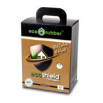 Whi | Securadeal Box Packaging for Ecoshield Roof Coating with a Built in Handle White Label Indicating 5l Capacity from Eco Rubber Clube Brand Logo Visible at Top Edge