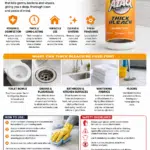ac421757-14b6-45b6-a232-30e938c81652 | Securadeal Infographic Advertising Final Ataq Thick Bleach Disinfectant Showing Bottle Logo and Key Benefits Like Disinfection and Fresh Fragrance