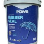 Powr Rubber Seal Waterproofing Coating Light Grey 20 Litre   Premium Adhesives Sealants  Tapes from Powr