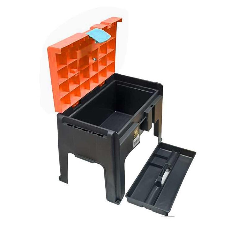BIG JIM Toolbox Stool Step 3 in 1 Orange - Premium Hardware from Big Jim - Just R 196! Shop now at Securadeal