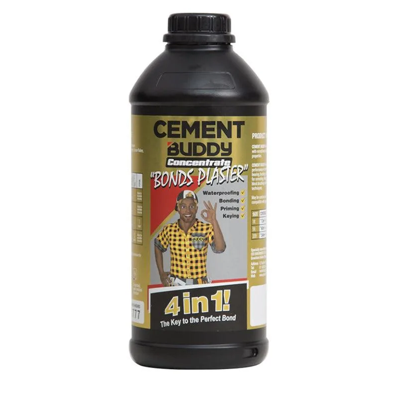 Cement Buddy 4 in 1 Concentrate Bonding Liquid 1 Litre   Premium Hardware from Gravitate   Just R 71 Shop Now at Securadeal