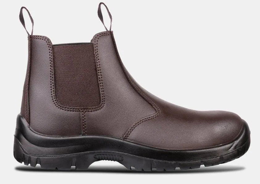Dot Chelsea Safety Mens Boot Brown   Premium Safety Ppe from Dot