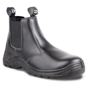 DOT SAFETY Chelsea Contractors Steel Toe Boot Black
