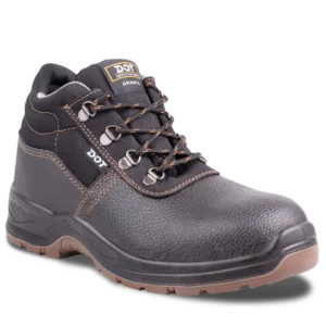 DOT Safety Boot Granite Oil And Acid Steel Toe Black SABS