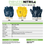 Pioneer Safety Nitrile Coated Blue Knit Wrist Gloves G039   Premium Gloves from Pioneer Safety   Just R 36 Shop Now at Securadeal