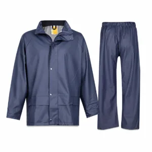 PIONEER SAFETY Rain Suit PU Premium Storm Guard Navy - Premium Safety PPE from Pioneer Safety