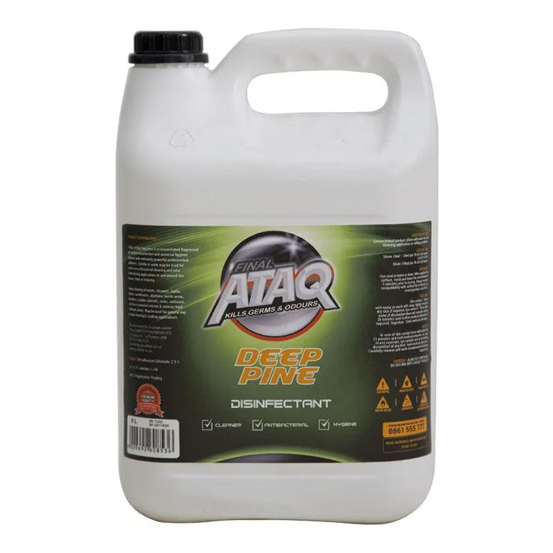 final-ataq-deep-pine-disinfectant-5l-securadeal | Securadeal Final Ataq Deep Pine Disinfectant 5l Premium Cleaning Products from Gravitate Just R 169 Shop Now at Securadeal