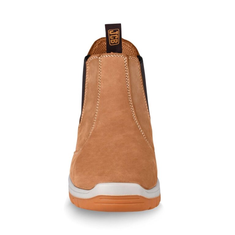 JCB Chelsea Tan Nubuck Steel Toe Men's Boot Including Free High Quality Work Gloves - Premium Safety Boots from JCB Footwear - Just R 1147! Shop now at Securadeal