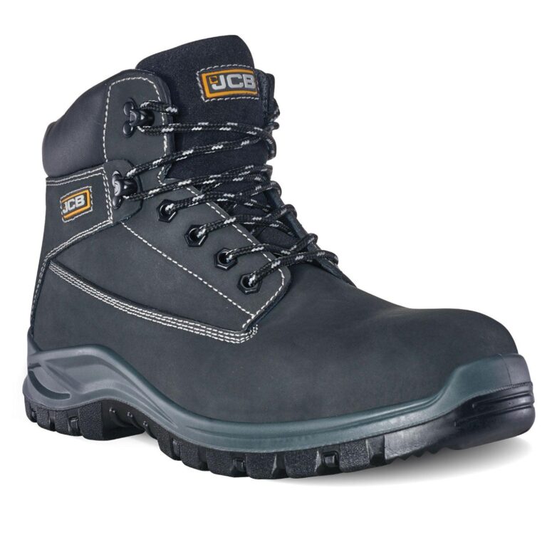 JCB Holton Hiker Black Nubuck Steel Toe Men's Boot Including Free High Quality Work Gloves - Premium Safety Boots from JCB Footwear - Just R 947! Shop now at Securadeal