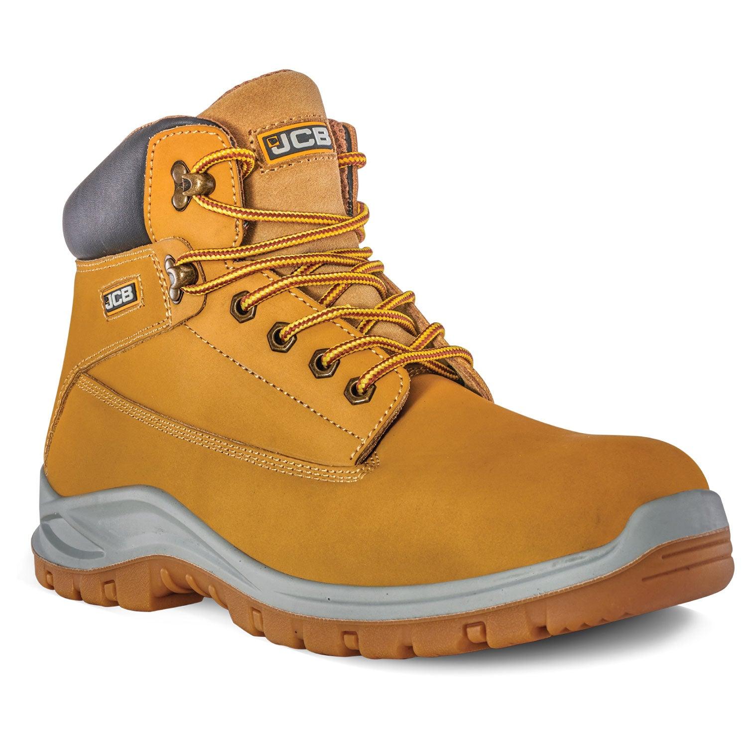 JCB Holton Hiker Honey Nubuck Steel Toe Men's Boot Including Free High Quality Work Gloves - Premium Safety Boots from JCB Footwear - Just R 947! Shop now at Securadeal