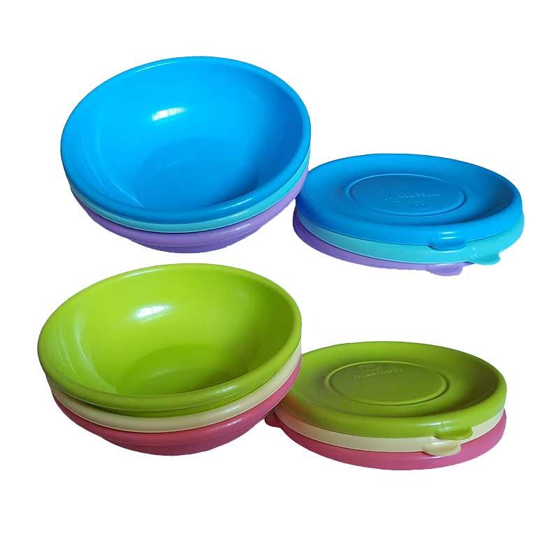 miss-molly-baby-feeding-bowl-and-lid-pastel-bpa-free-securadeal | Securadeal MISS MOLLY Baby Feeding Bowl & Lid Pastel BPA-Free - Premium Bowls from Miss Molly - Just R 41! Shop now at Securadeal
