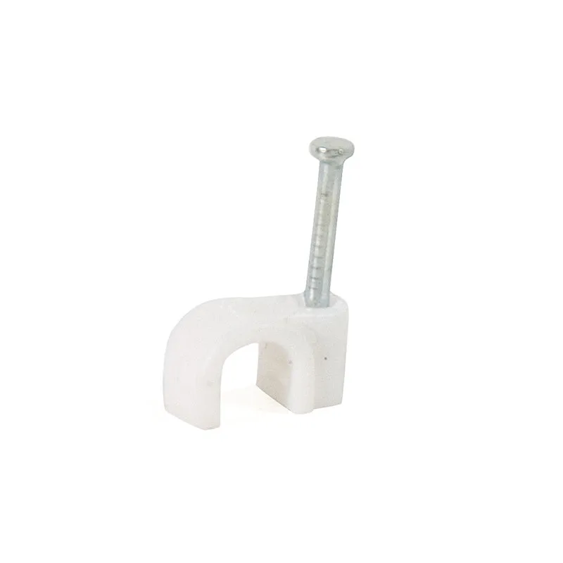 r_449ee161-8092-4e41-a507-070398d34680 | Securadeal Ruwag Cable Clip Round White 12mm Pack of 100 Premium Electrical Lighting from Ruwag