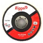 Rigger Abrasive Diy Flap Disc 115mm X 2223mm   60 Grit   Premium Hardware from Rigger   Just R 19 Shop Now at Securadeal