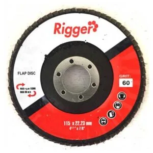 rigger-abrasive-diy-flap-disc-115mm-x-22-23mm-60-grit-securadeal | Securadeal Rigger Abrasive Diy Flap Disc 115mm X 2223mm 60 Grit Premium Hardware from Rigger Just R 19 Shop Now at Securadeal