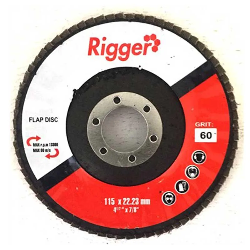 Rigger Abrasive Diy Flap Disc 115mm X 2223mm   60 Grit   Premium Hardware from Rigger   Just R 19 Shop Now at Securadeal