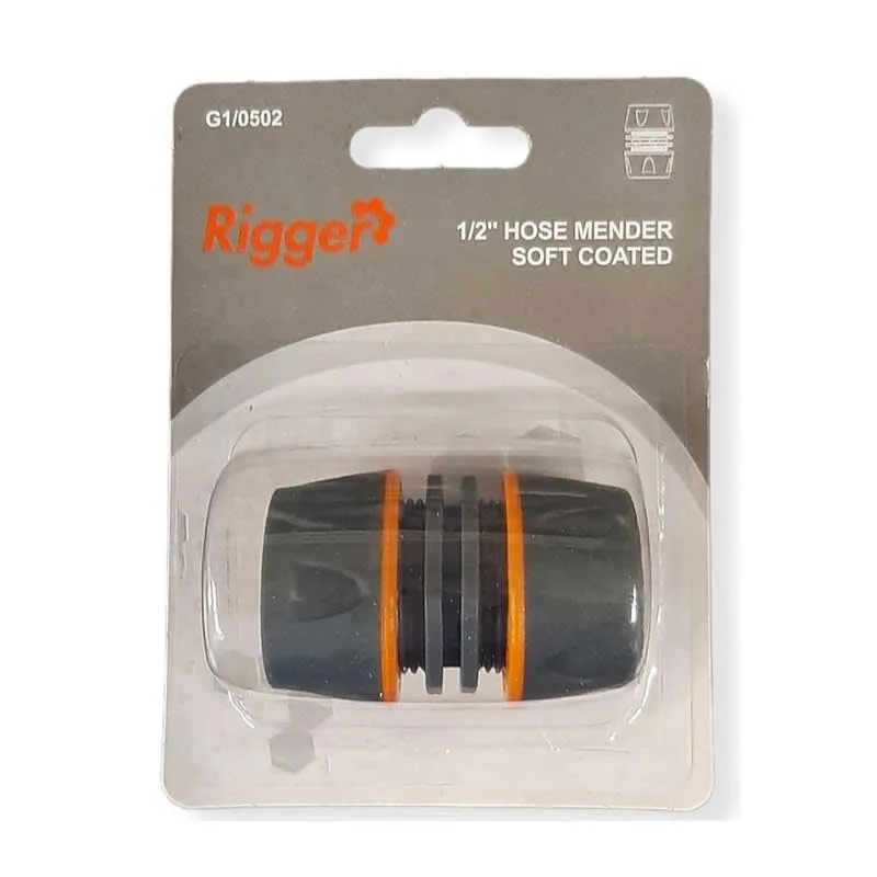 Rigger Garden Hose Menderrepairer 12mm   12 Abs Softgrip H20013   Premium Gardening from Rigger   Just R 14 Shop Now at Securadeal
