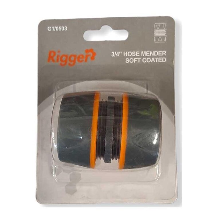 RIGGER Garden Hose Mender/Repairer 19m-  3/4" ABS Softgrip H20014 - Premium gardening from Rigger - Just R 18! Shop now at Securadeal