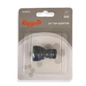 RIGGER Garden Hose Tap Adaptor 3/4" H20024 - Premium gardening from Rigger - Just R 6! Shop now at Securadeal